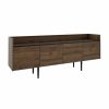 Buffets & Sideboards * | Atlin Designs Engineered Wood 2 Drawer And 3 Door Sideboard In Brown