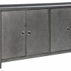 Buffets & Sideboards * | Ashley Furniture Industries Signature Design By Ashley Rock Ridge Engineered Wood Cabinet In Gunmetal Finish