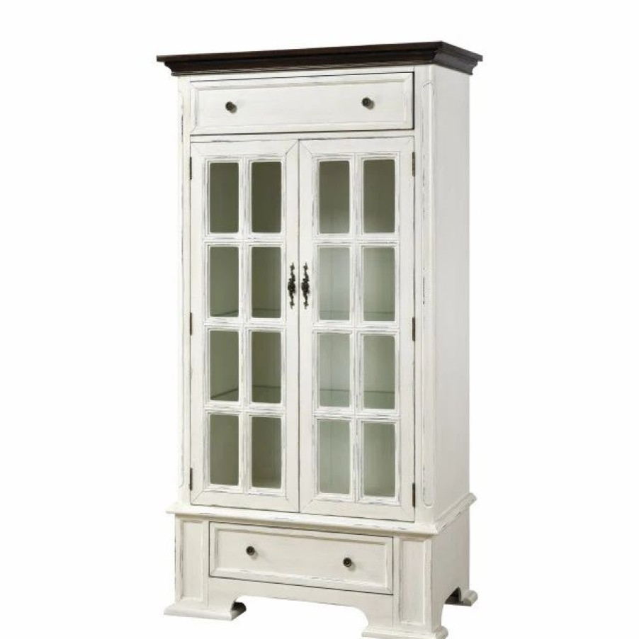 China Cabinets & Hutches * | Elk Home Hartford Cabinet Tall White