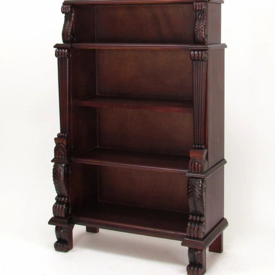 Shelving * | Wayborn Home Furnishing Inc Classic Bookcase, Cherry Brown