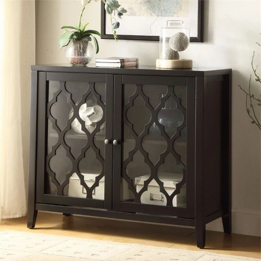 Accent Chests & Cabinets * | Acme Furniture Acme Ceara Cabinet, Black