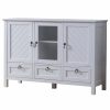 Buffets & Sideboards * | Pilaster Designs Providence Contemporary Sideboard Buffet Console Table With Storage