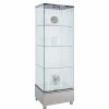 China Cabinets & Hutches * | Chintaly Imports Glass Curio, Stainless Steel