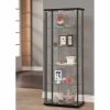 China Cabinets & Hutches * | Coaster Home Furnishings Coaster Curio Cabinet, Black Finish 950170