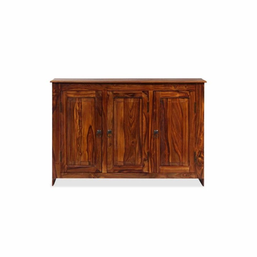 Buffets & Sideboards * | Vida Xl International B.V. Vidaxl Solid Sheesham Wood Sideboard Side Console Bookcase Table Cupboard