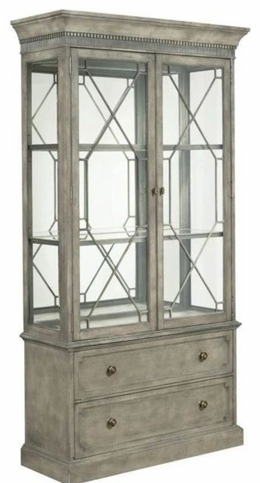 China Cabinets & Hutches * | American Drew Savona Larsson Display Cabinet