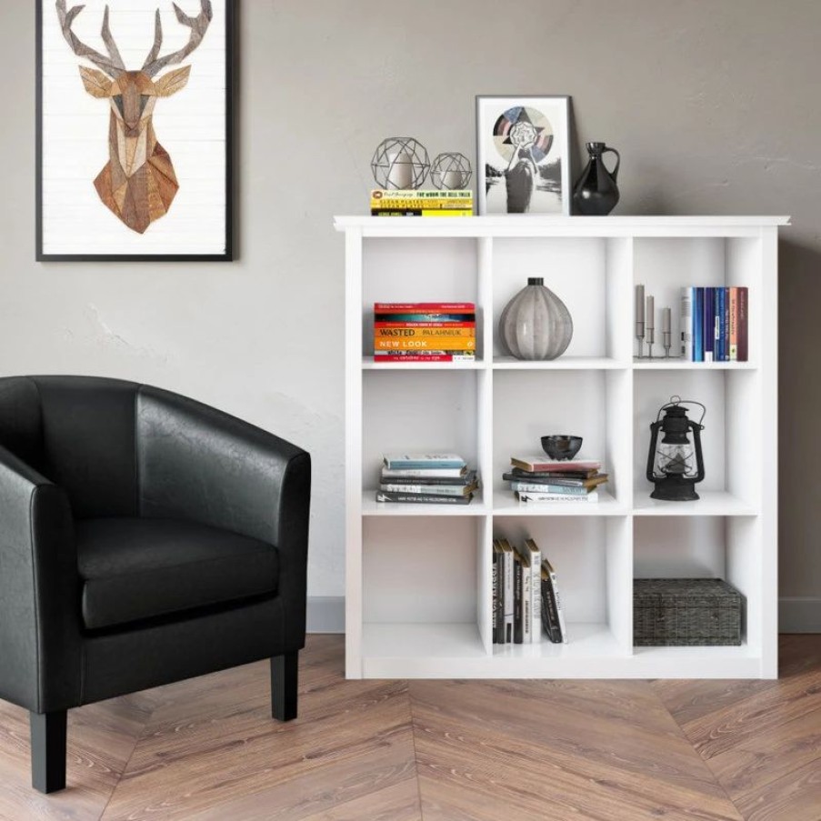 Shelving * | Simpli Home Ltd. Artisan 9 Cube Bookcase And Storage Unit