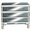 Accent Chests & Cabinets * | Brimfield & May Silver Wood Glam Cabinet, 32 X36 X16