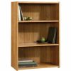 Shelving * | Sauder Beginnings Modern Engineered Wood 3-Shelf Bookcase In Highland Oak