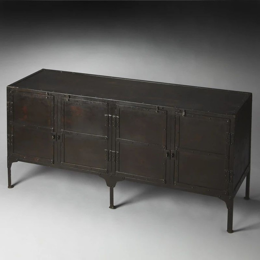 Buffets & Sideboards * | Butler Specialty Company Butler Owen Industrial Chic Console Cabinet