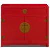 Accent Chests & Cabinets * | China Furniture And Arts Matte Red Elmwood Ming Cabinet