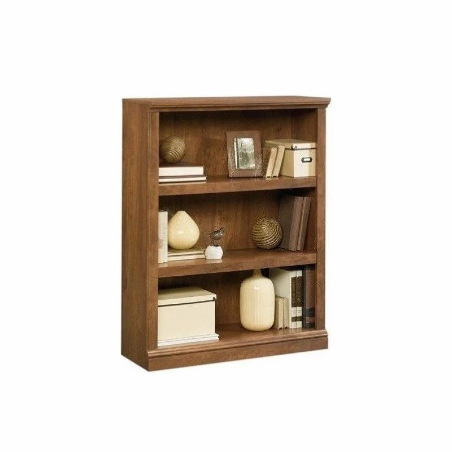 Shelving * | Sauder Select 3 Shelf Bookcase In Oiled Oak