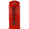 China Cabinets & Hutches * | Design Toscano British Telephone Booth Display Cabinet Frt-Nr