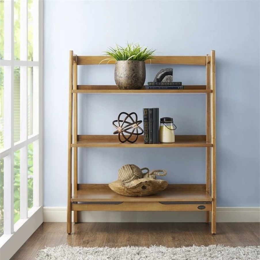 Shelving * | Crosley Landon Bookcase, Acorn