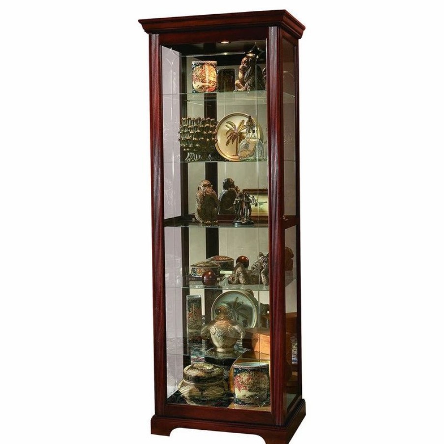 China Cabinets & Hutches * | Pulaski Furniture Pulaski Victorian Cherry Curio Cabinet