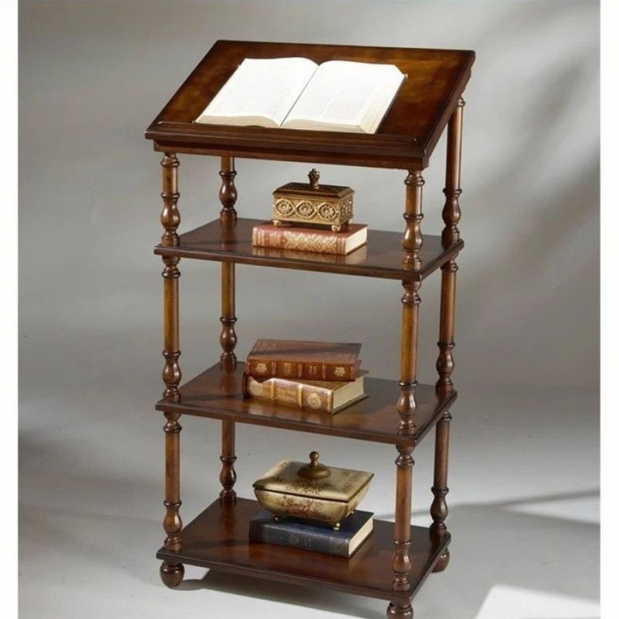 Shelving * | Butler Specialty Company Butler Specialty Library Stand In Plantation Cherry