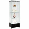 China Cabinets & Hutches * | Chintaly Imports Glass Curio, Black