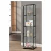 China Cabinets & Hutches * | Coaster Home Furnishings Coaster Curio Cabinet In Black Finish 950171