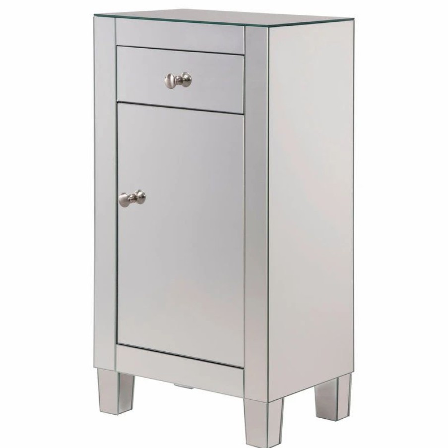 Accent Chests & Cabinets * | Elegant Furniture & Lighting 1 Drawer 1 Door Cabinet