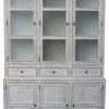 China Cabinets & Hutches * | Noir Colonial White Wash Hutch Garm119Wh