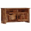 Buffets & Sideboards * | Vida Xl International B.V. Vidaxl Solid Sheesham Wood Sideboard Sturdy 39.3 Spacious Side Cabinet Case