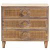 Accent Chests & Cabinets * | Crestview Collection Lacuna 3 Drawer Chest