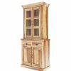 China Cabinets & Hutches * | Sierra Living Concepts Inc Ostrander Rustic Solid Rosewood Small Dining Room Hutch