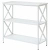 Shelving * | Convenience Concepts Tucson 3 Tier Bookcase White