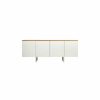 Buffets & Sideboards * | Temahome Edge Sideboard, White And Oak