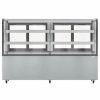 Shelving * | Koolmore 71 In. Dry Bakery Display Case With Front Curved Glass Protection 20 Cu. Ft.