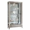 China Cabinets & Hutches * | Pulaski Furniture Pulaski Side Entry Curio, Platinum