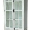 China Cabinets & Hutches * | Crestview Collection Coventry 2-Door Curio Cabinet