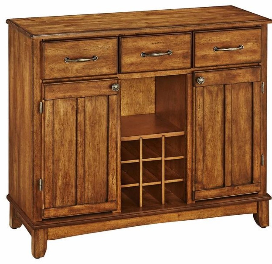 Buffets & Sideboards * | Homestyles Buffet Of Buffets Wood Buffet In Brown