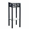 Accent Chests & Cabinets * | Monarch Accent Table Side End Plant Stand Square Living Room Bedroom Metal Black