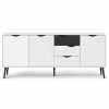 Buffets & Sideboards * | Tvilum Diana 77 Sideboard In White And Black