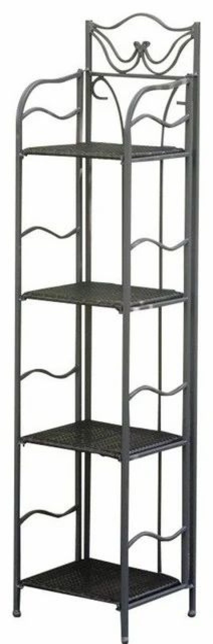 Shelving * | Pemberly Row 4 Tier 13 Bakers Rack In Chocolate