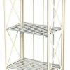 Shelving * | Pemberly Row 22 4 Tier Iron Bakers Rack In White