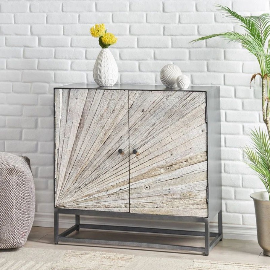 Accent Chests & Cabinets * | Gdfstudio Tijeras Wood Cabinet