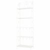 Shelving * | Decor Love French Country Bakers Rack, Metal Construction With 5 Tiers, Bleached White