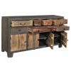 Buffets & Sideboards * | Coast To Coast Imports, Llc 7-Drawer 4-Door Credenza