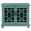 Accent Chests & Cabinets * | Martin Svensson Home Small Spaces Tv Stand, Antique Teal