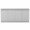 Buffets & Sideboards * | Manhattan Comfort Viennese Sideboard, White Gloss