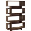 Shelving * | Coaster Home Furnishings Coaster 4 Tier Contemporary Open Back Bookcase In Cappuccino