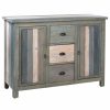 Buffets & Sideboards * | Stylecraft Home Collection Sanibel Breakfront With Three Drawers And Two Doors