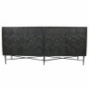 Buffets & Sideboards * | Moti Aliso Samara 4 Door Sideboard, Recycled Pine On Iron Base