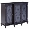 Buffets & Sideboards * | Pilaster Designs Boyce Wood Buffet, Black