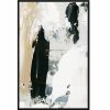 Shelving * | Decor Love Modern Wall Art, Black Textured Frame With Multicolored Abstract Painting