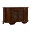 Buffets & Sideboards * | Furniture Of America E-Commerce By Enitial Lab Furniture Of America Ramsaran Wood Multi-Storage Buffet In Brown Cherry