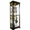 China Cabinets & Hutches * | Beaumont Lane Curio Cabinet In Chocolate Cherry