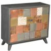 Accent Chests & Cabinets * | Chic Teak Inc. Picasso Mango Wood Cabinet With 2 Doors